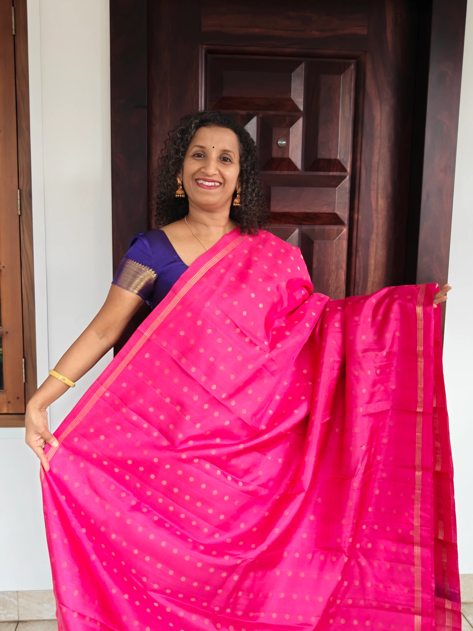 Pink Kanchipuram Pure Soft Silk Saree Silkmark Certified Pks022 1